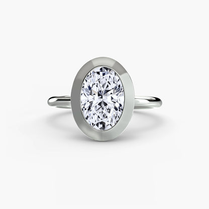 natural diamond watch profile view