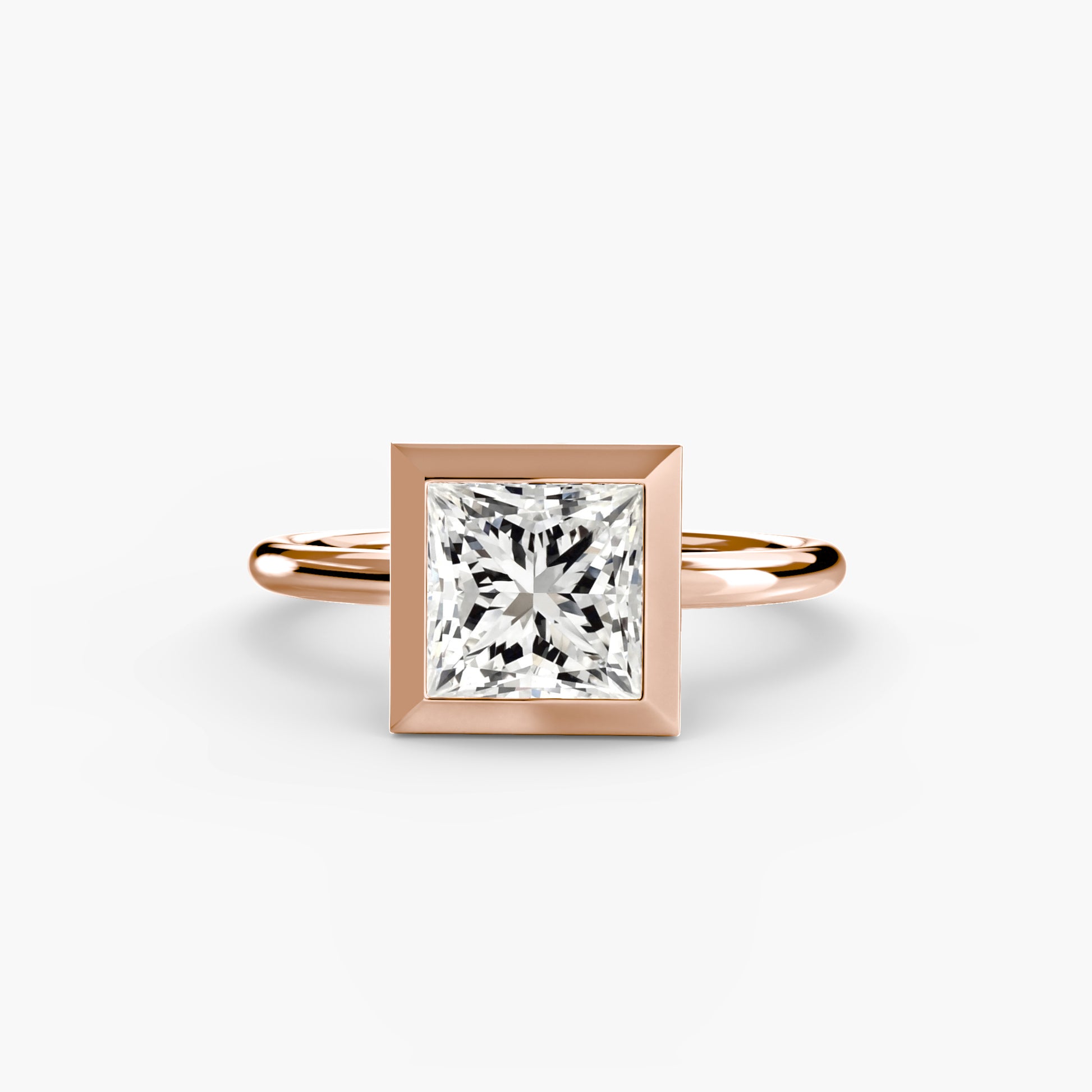 natural diamond watch back view