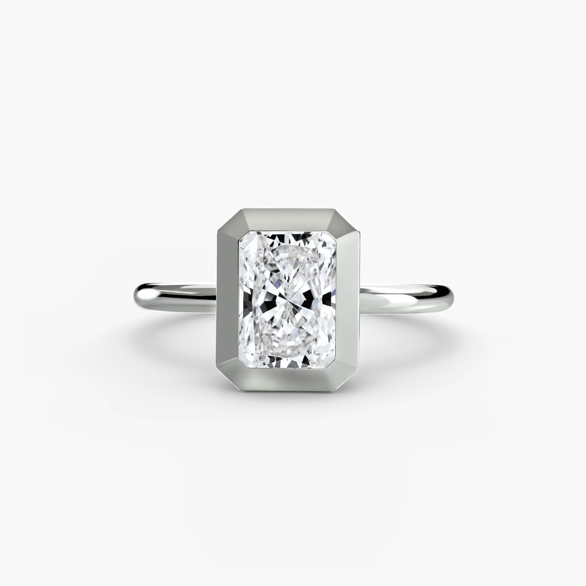 natural diamond watch front view