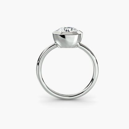 natural diamond watch side angle