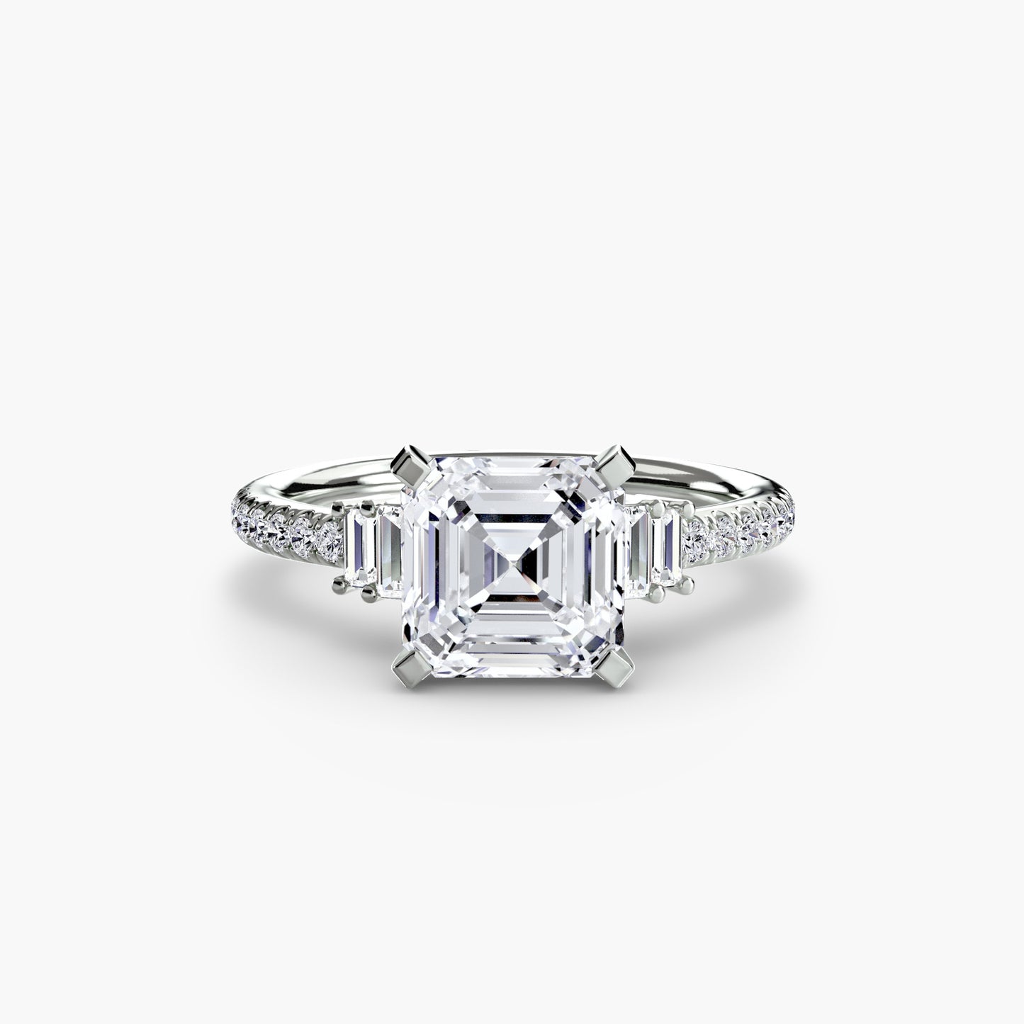 natural round diamond 0.26ct other side angle