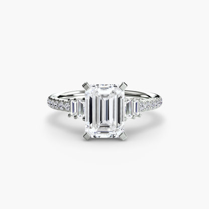 natural round diamond 0.26ct other three quarter angle