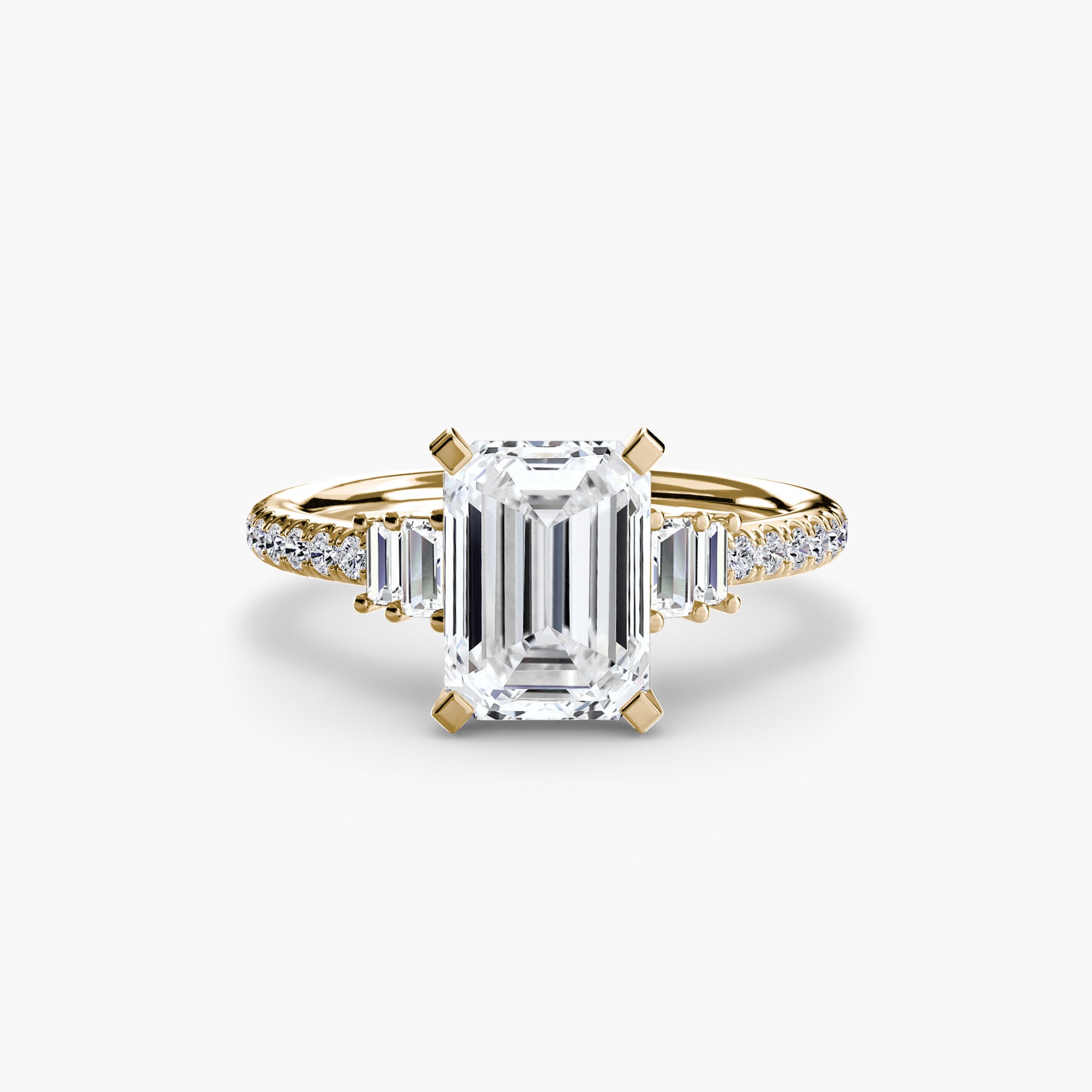 natural round diamond 0.26ct other profile view