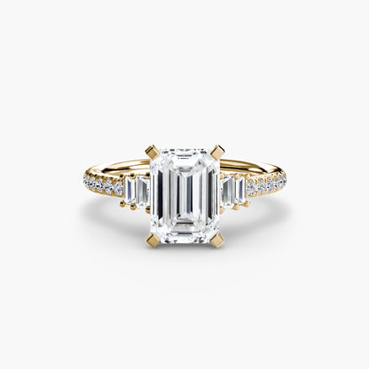 natural round diamond 0.26ct other profile view
