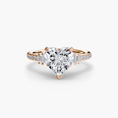 natural round diamond 0.26ct other side angle