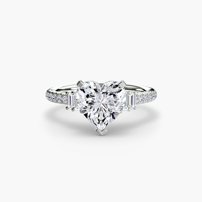 natural round diamond 0.26ct other band detail