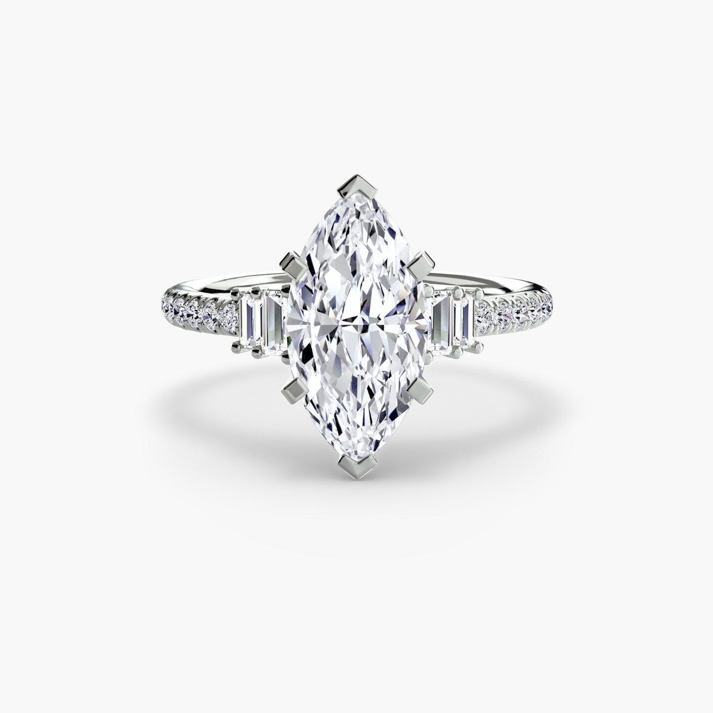 natural round diamond 0.26ct other back view