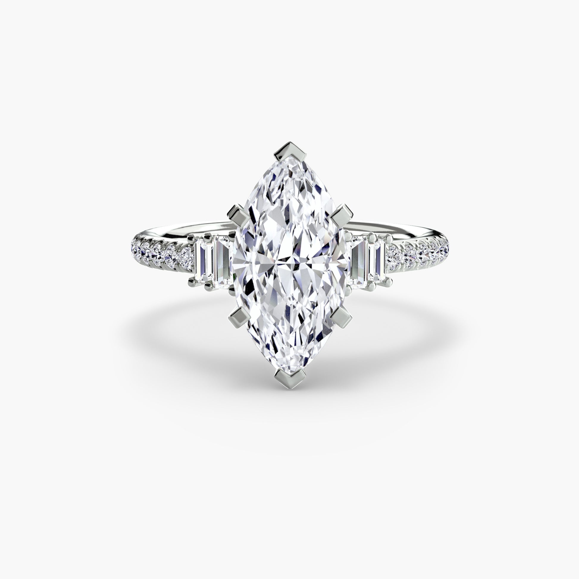 natural round diamond 0.26ct other back view