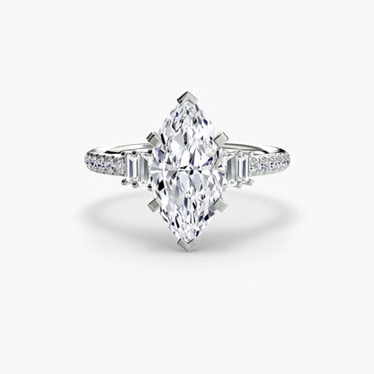 natural round diamond 0.26ct other back view