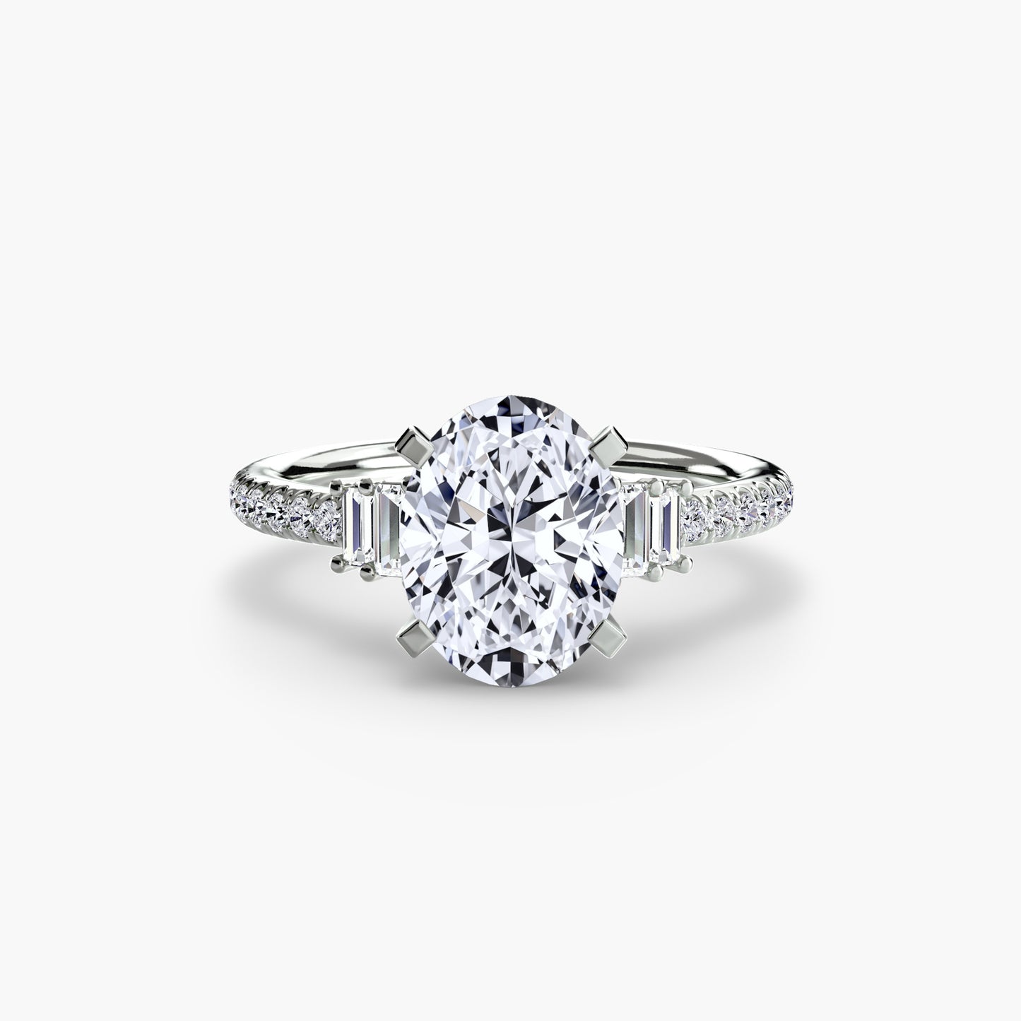 natural round diamond 0.26ct other three quarter angle