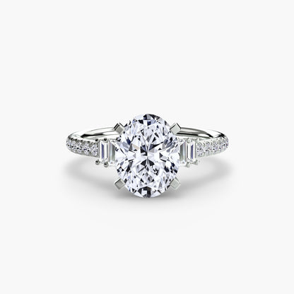 natural round diamond 0.26ct other three quarter angle