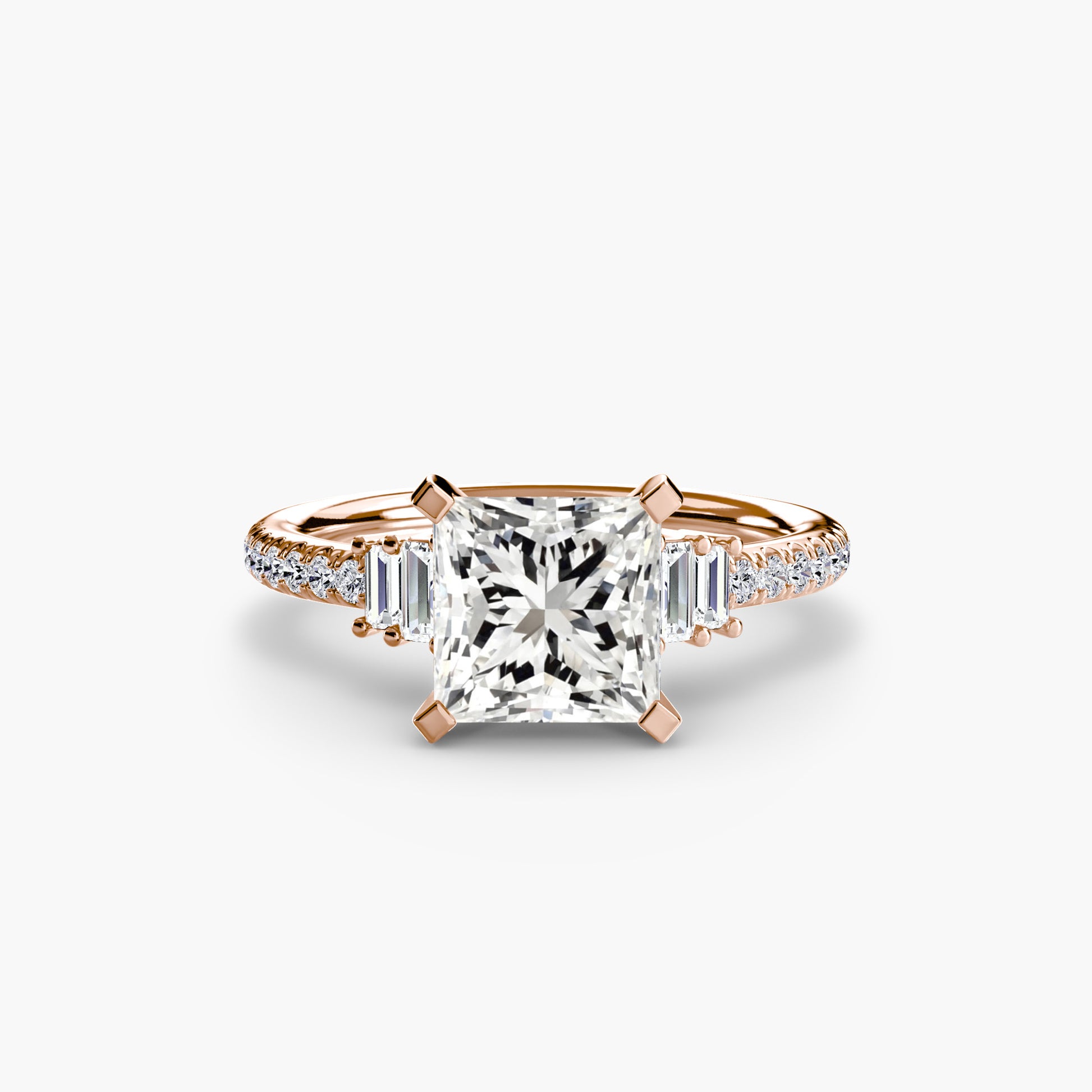 natural round diamond 0.26ct other three quarter angle