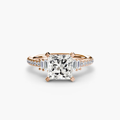 natural round diamond 0.26ct other back view