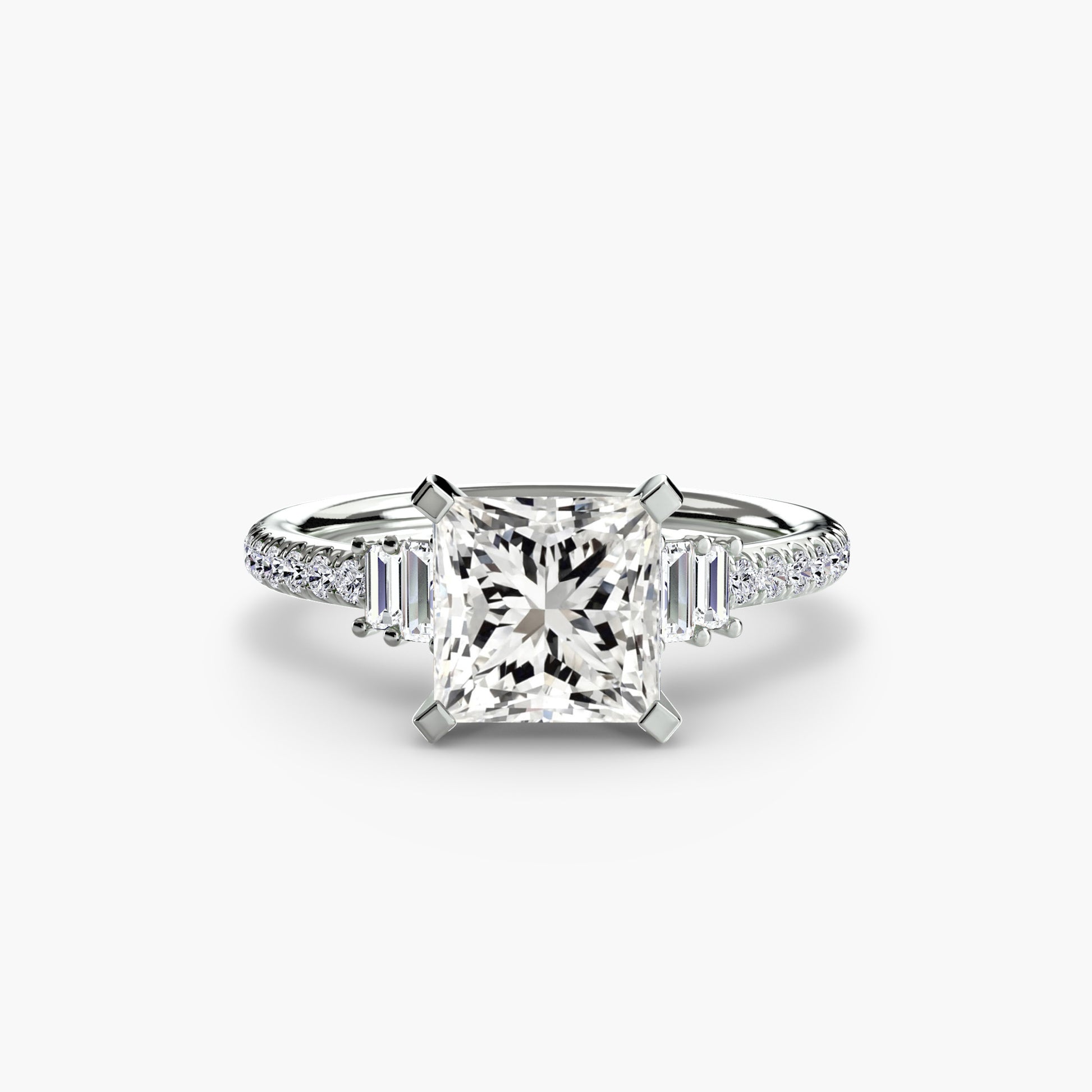 natural round diamond 0.26ct other three quarter angle
