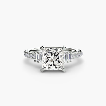 natural round diamond 0.26ct other profile view