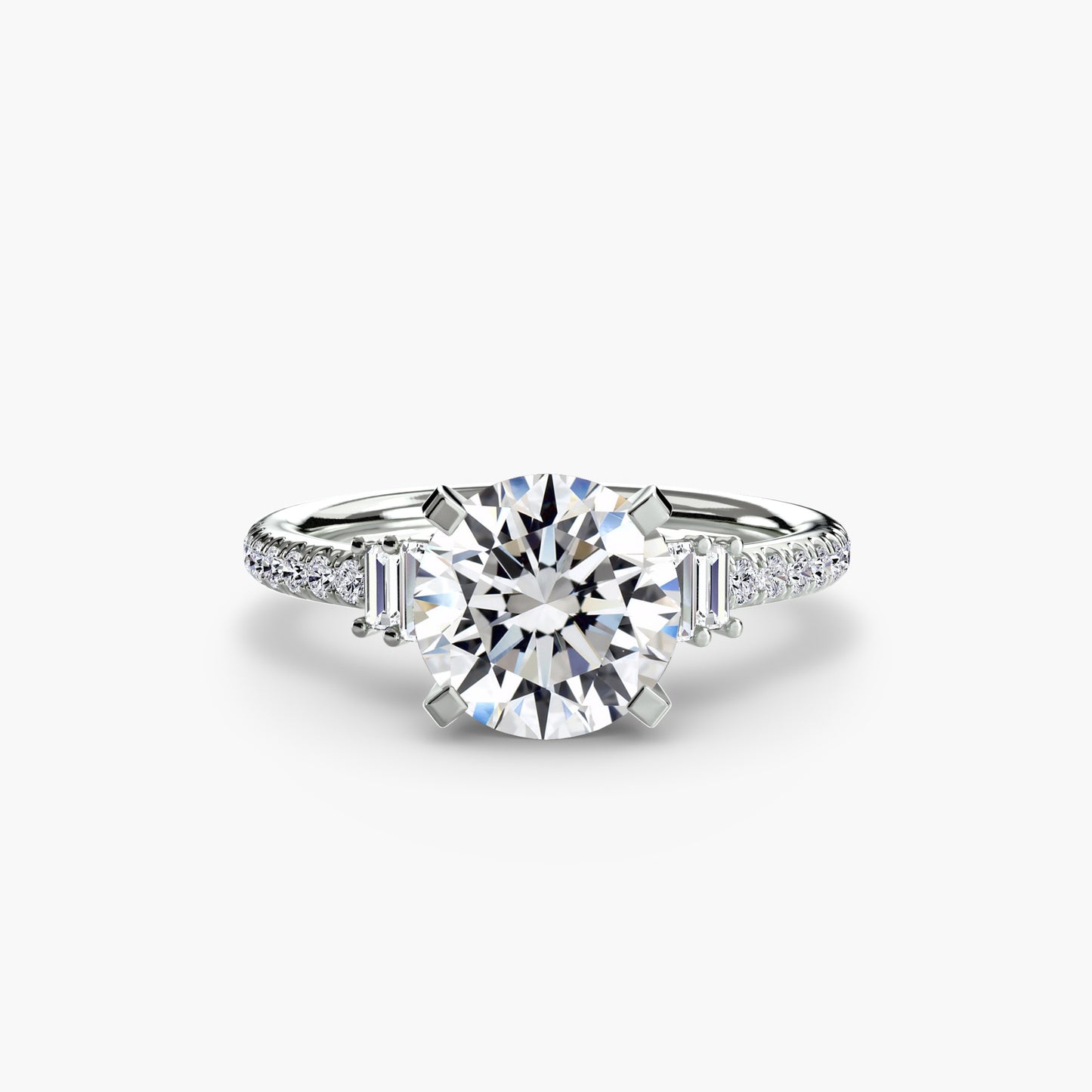 natural round diamond 0.26ct other band detail