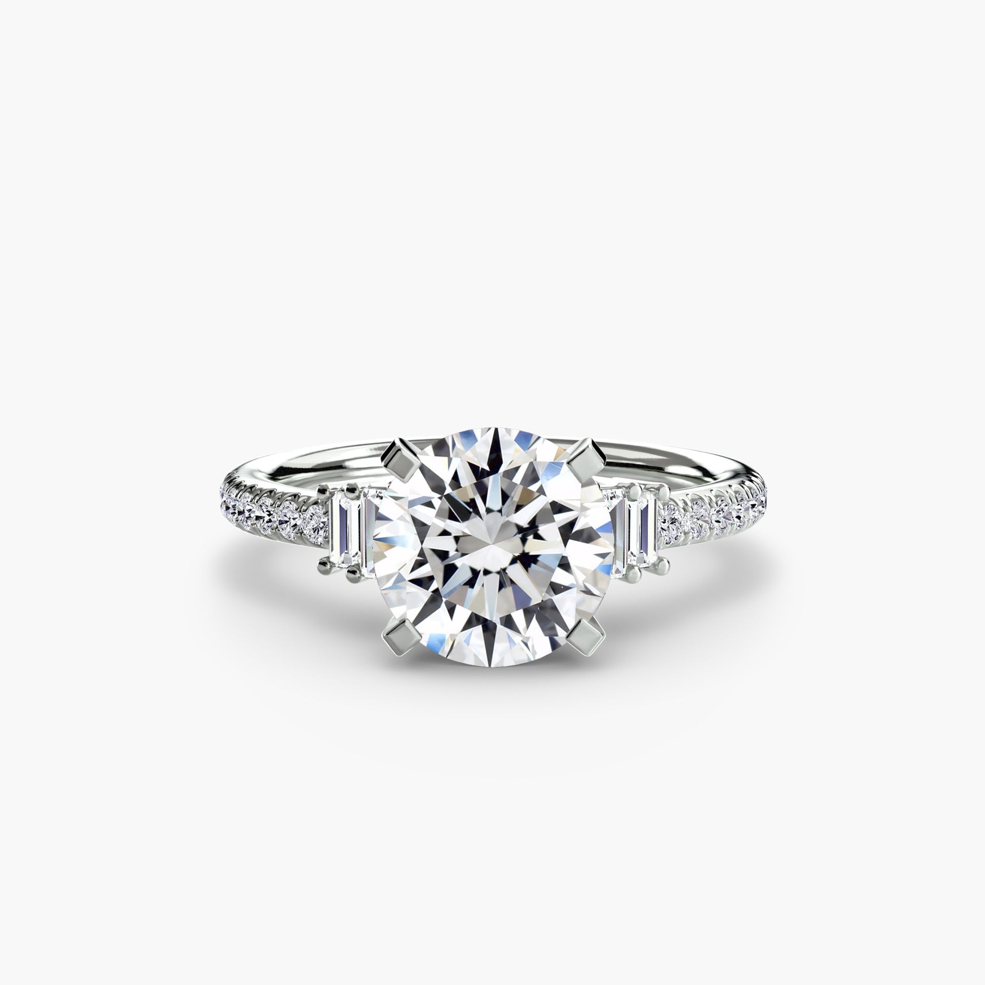 natural round diamond 0.26ct other band detail