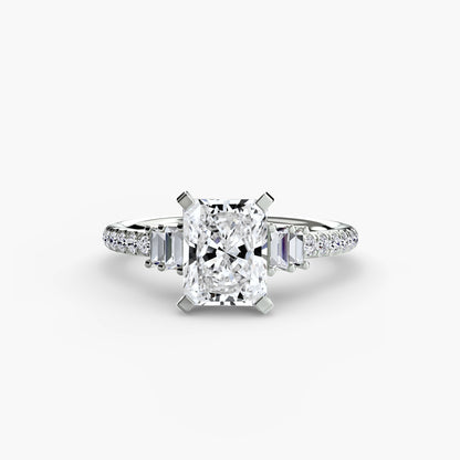 natural round diamond 0.26ct other three quarter angle
