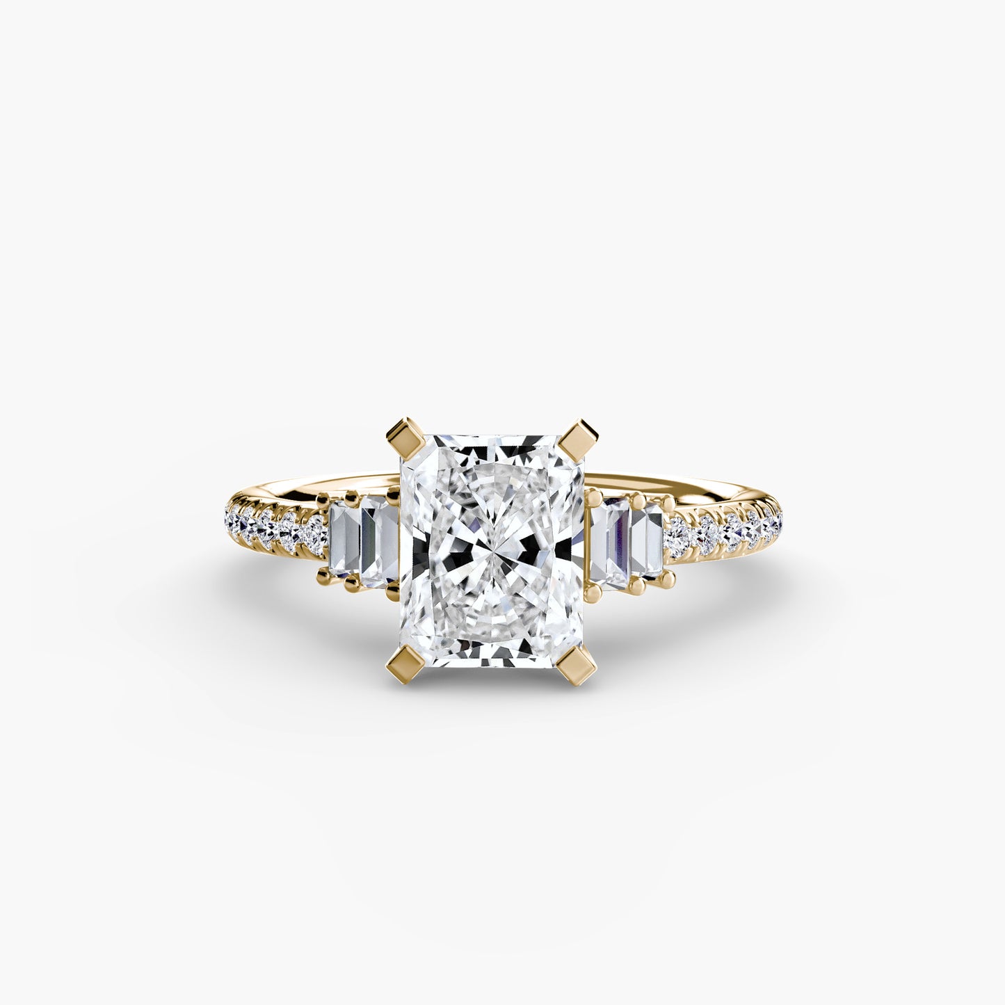 natural round diamond 0.26ct other profile view