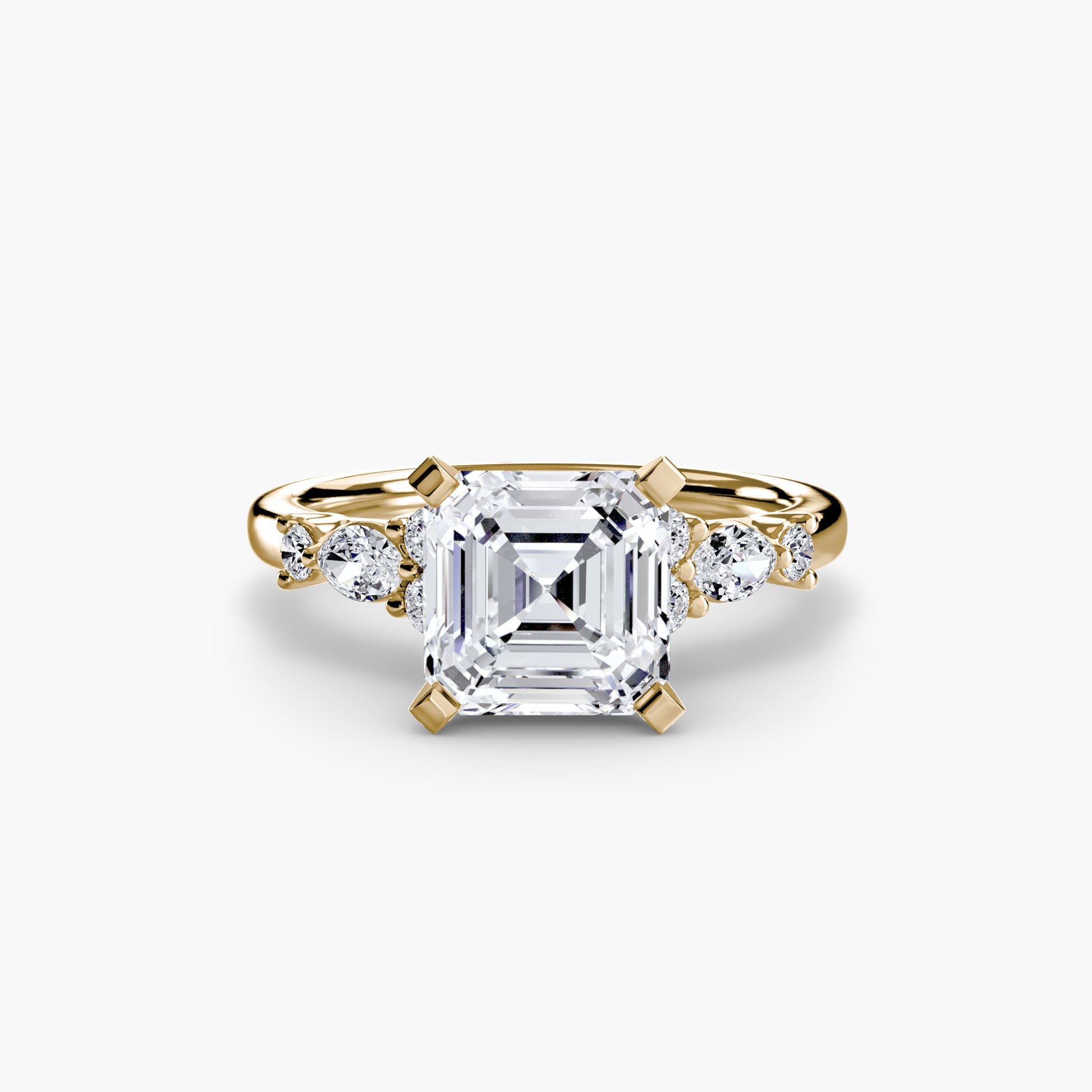 natural round diamond 0.22ct other on white background
