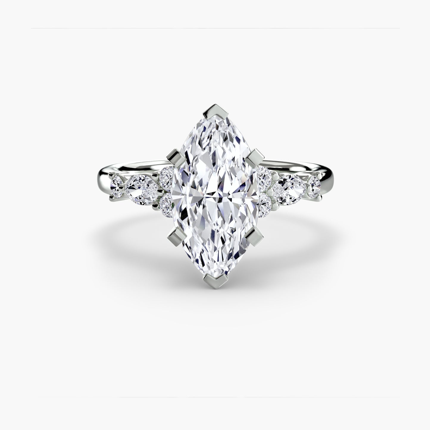 natural round diamond 0.22ct other back view