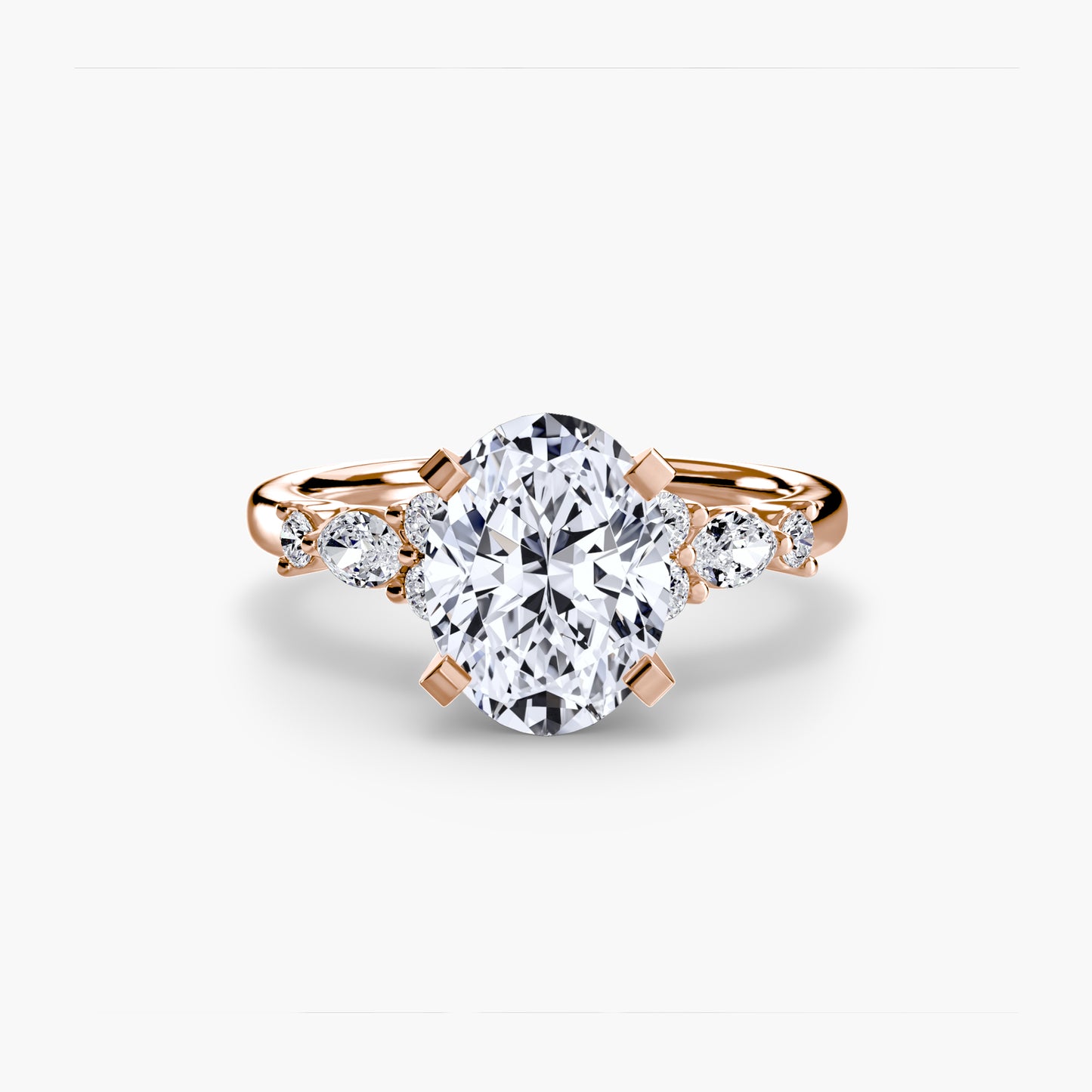 natural round diamond 0.22ct other front view