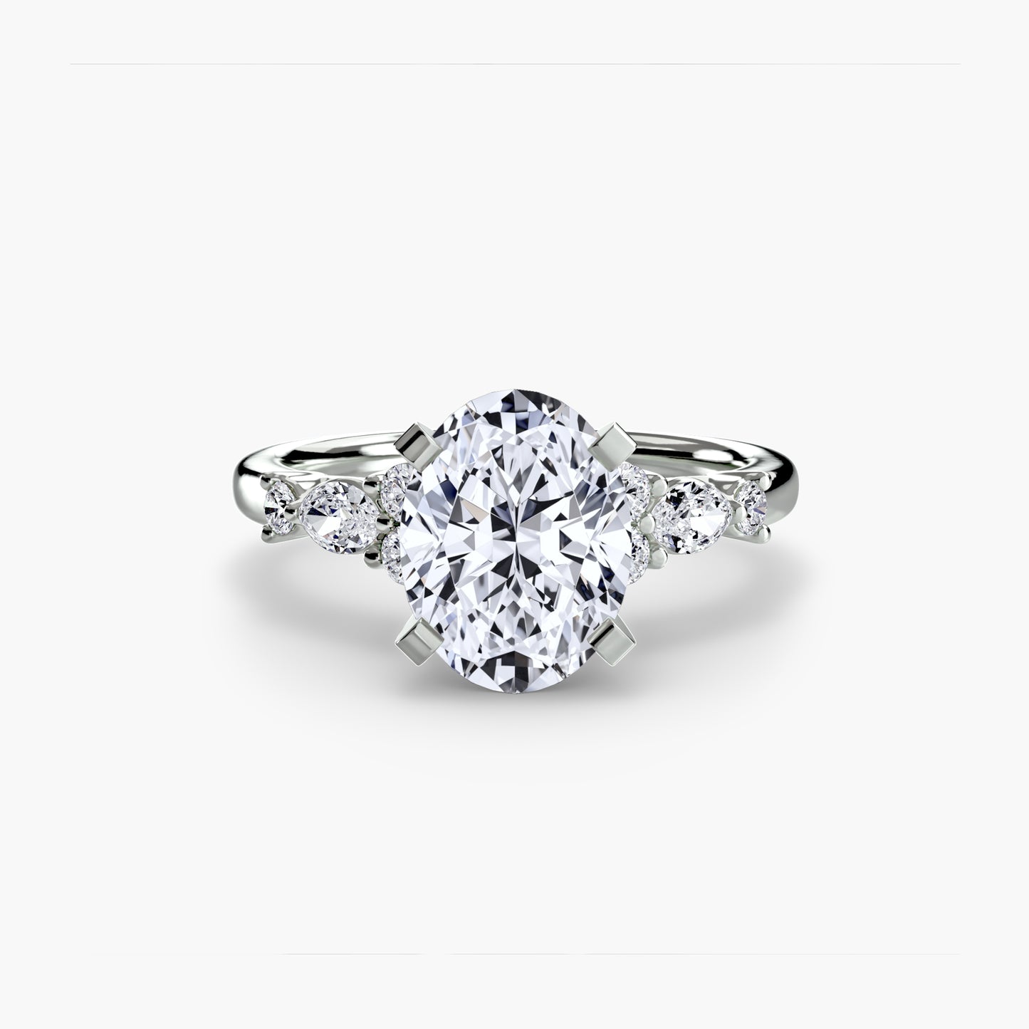 natural round diamond 0.22ct other profile view