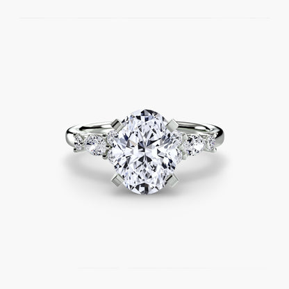 natural round diamond 0.22ct other profile view