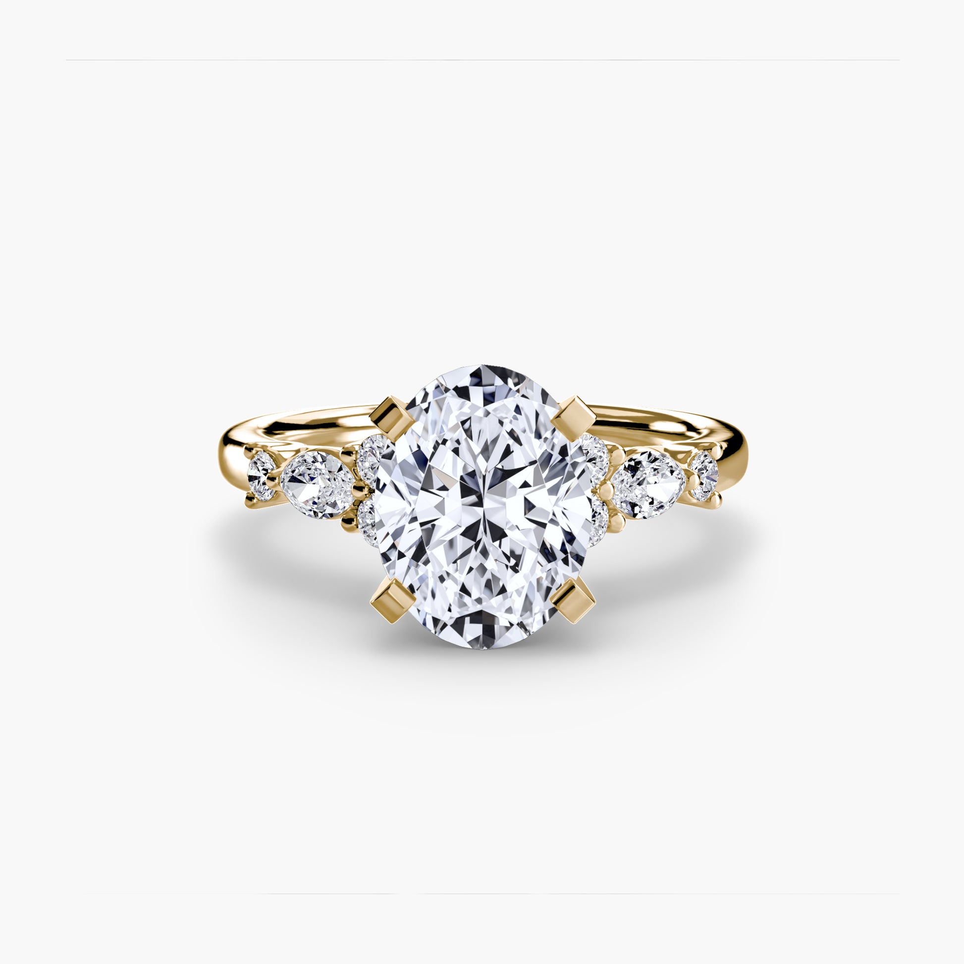 natural round diamond 0.22ct other profile view