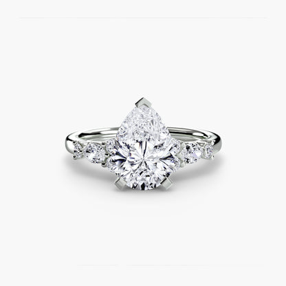natural round diamond 0.22ct other on white background