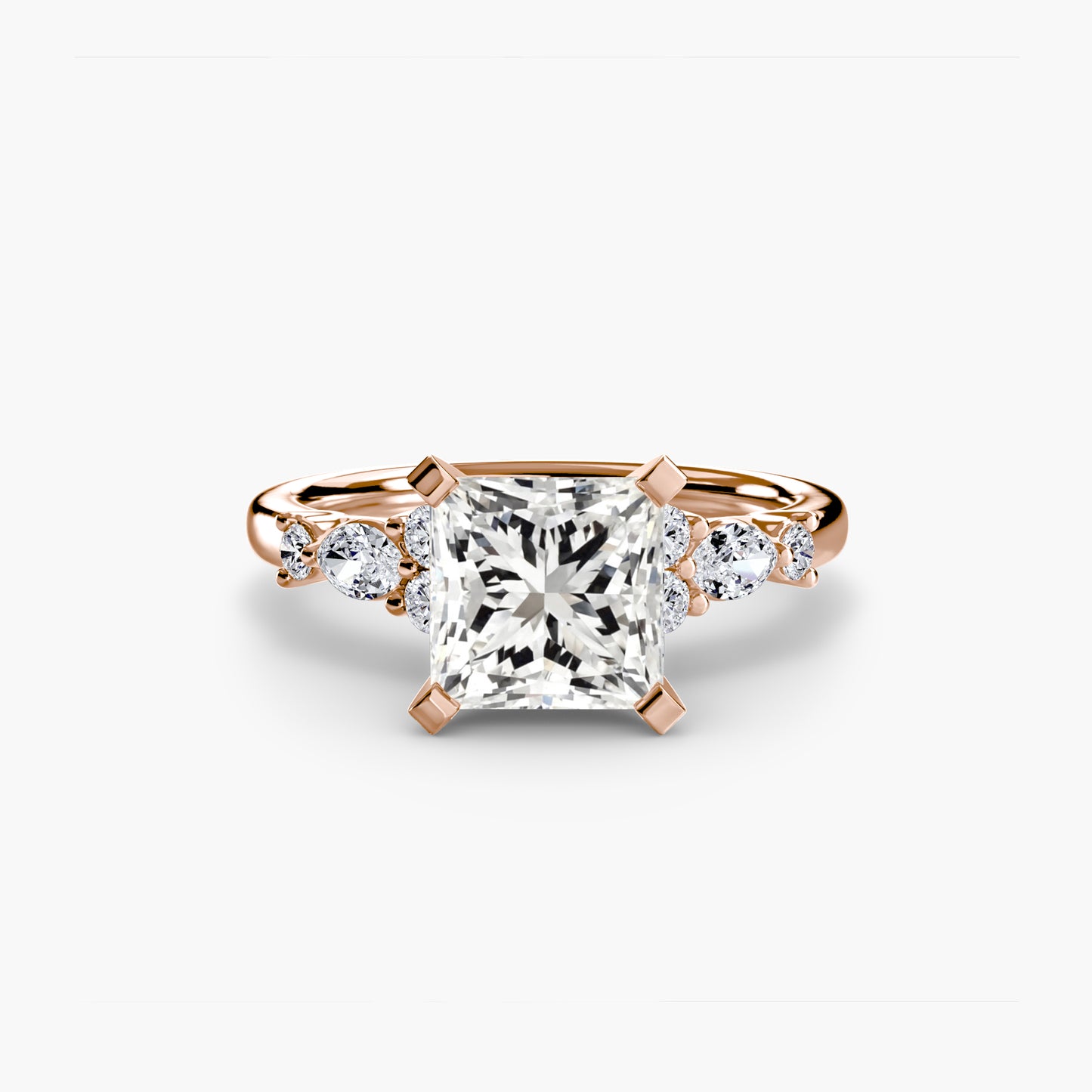 natural round diamond 0.22ct other three quarter angle