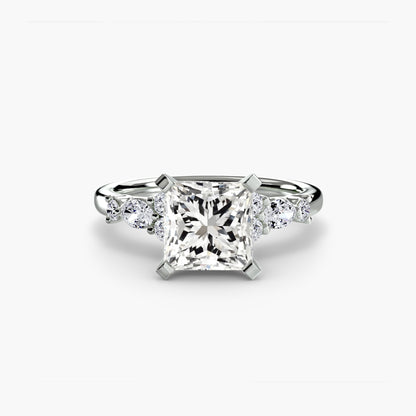 natural round diamond 0.22ct other three quarter angle