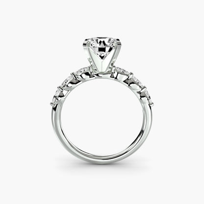 natural round diamond 0.22ct other side angle