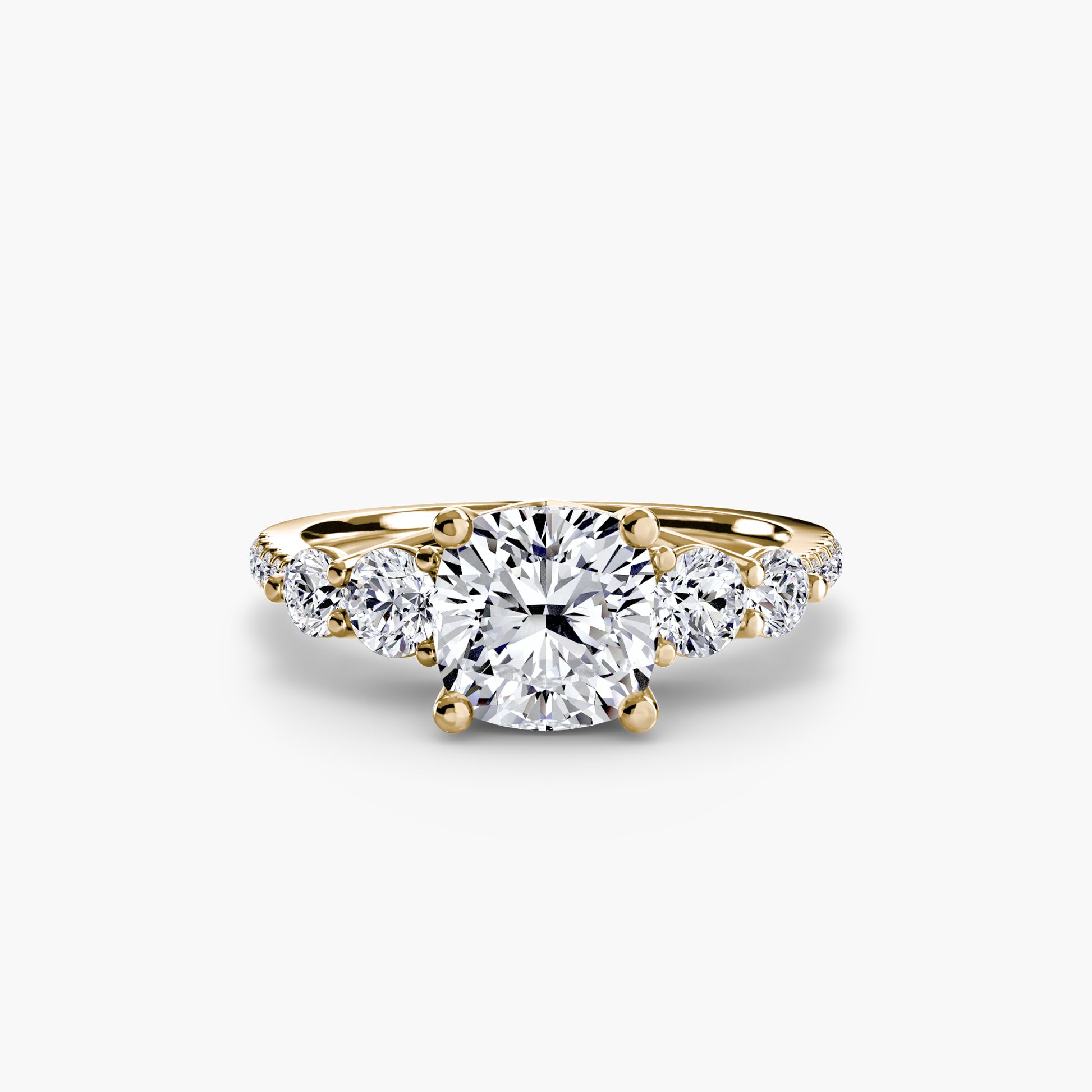 natural round diamond 0.49ct band packaging