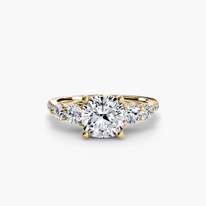 natural round diamond 0.49ct band packaging