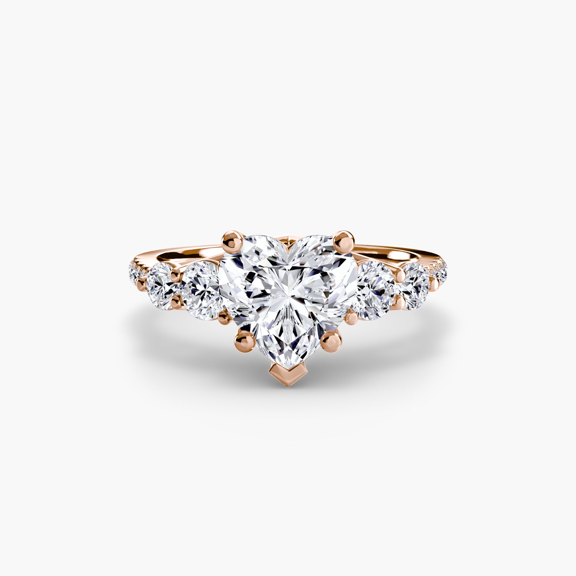 natural round diamond 0.49ct band packaging