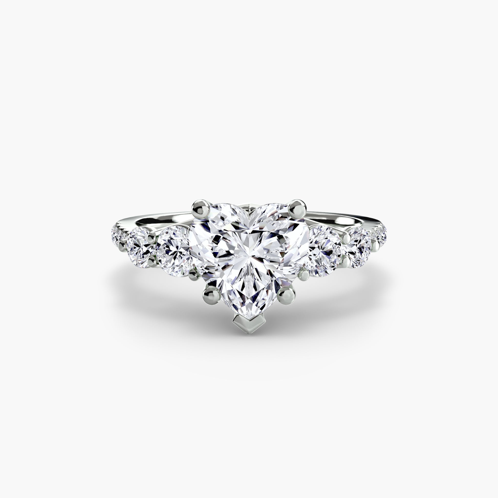 natural round diamond 0.49ct band packaging