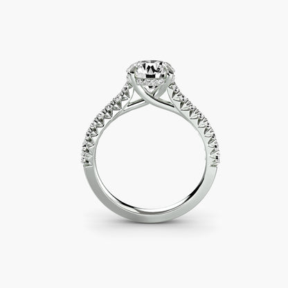 natural round diamond 0.28ct other side angle