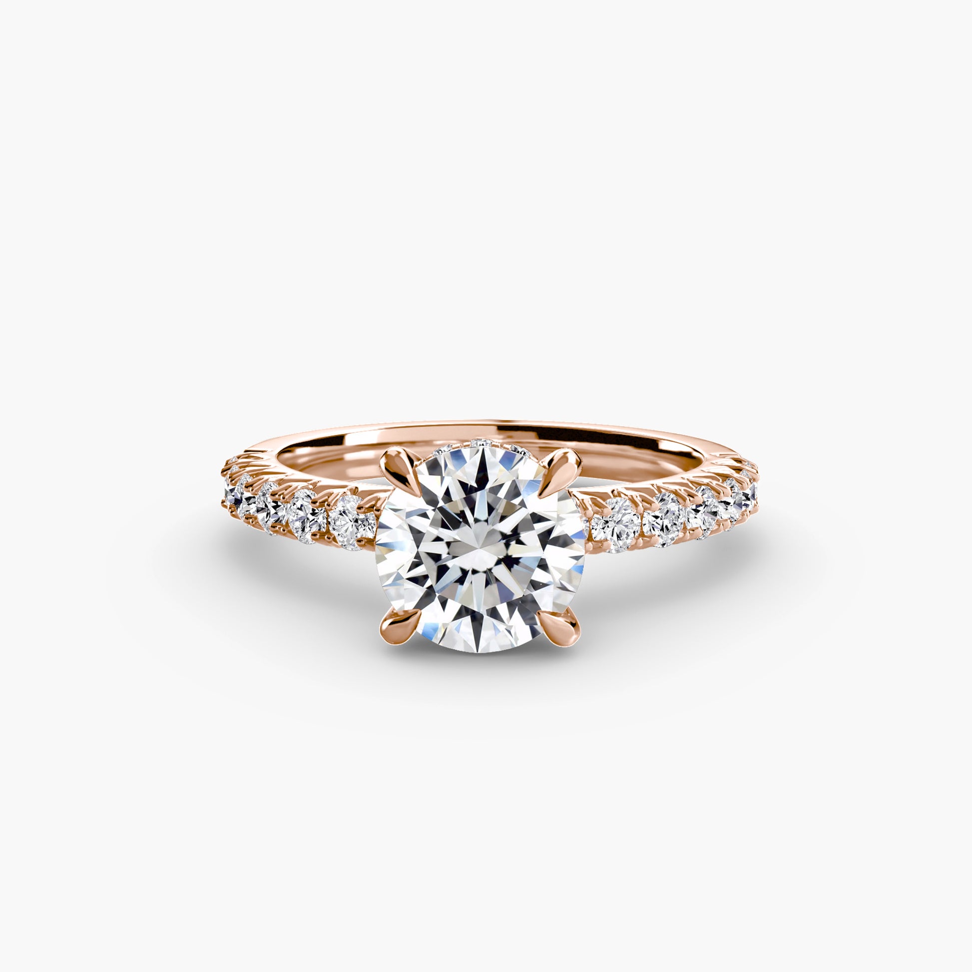 natural round diamond 0.42ct other top view