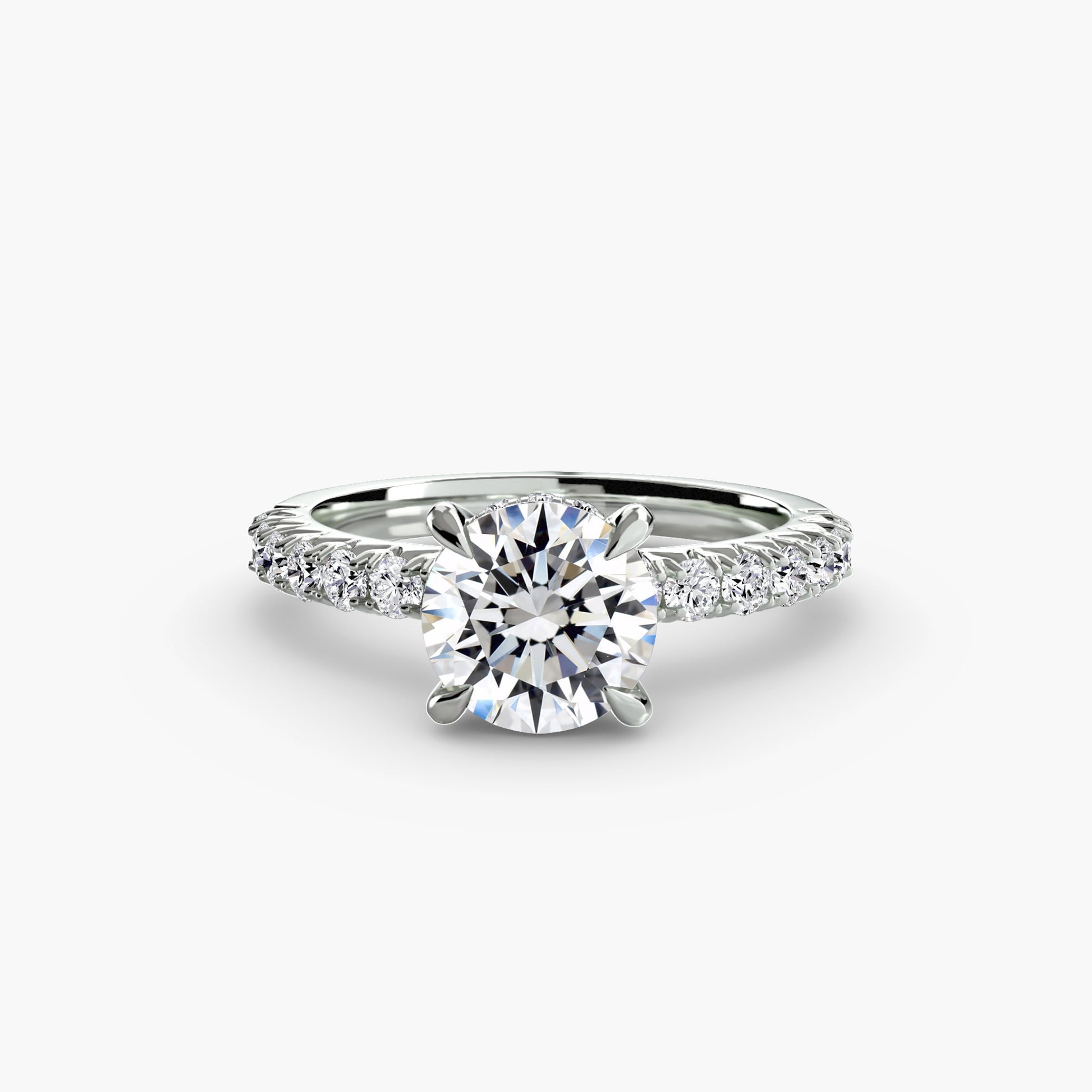 natural round diamond 0.42ct other band detail