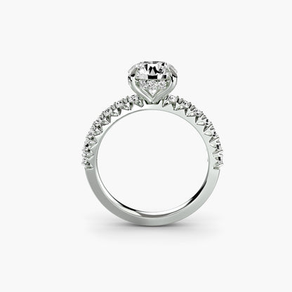 natural round diamond 0.42ct other side angle