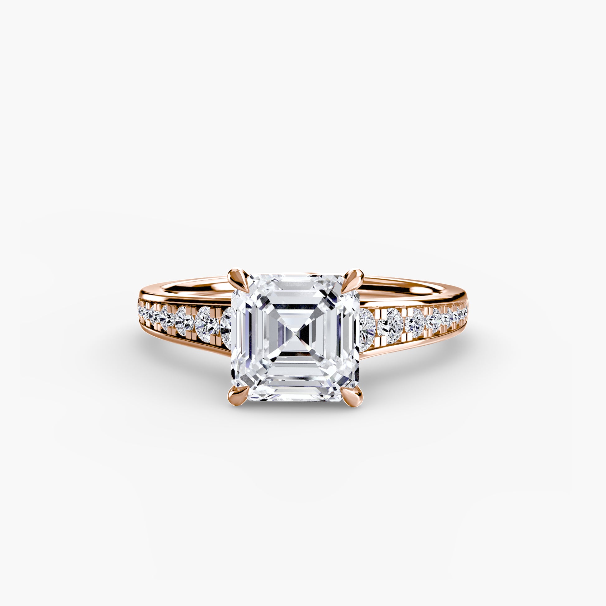 natural round diamond 0.23ct other on white background