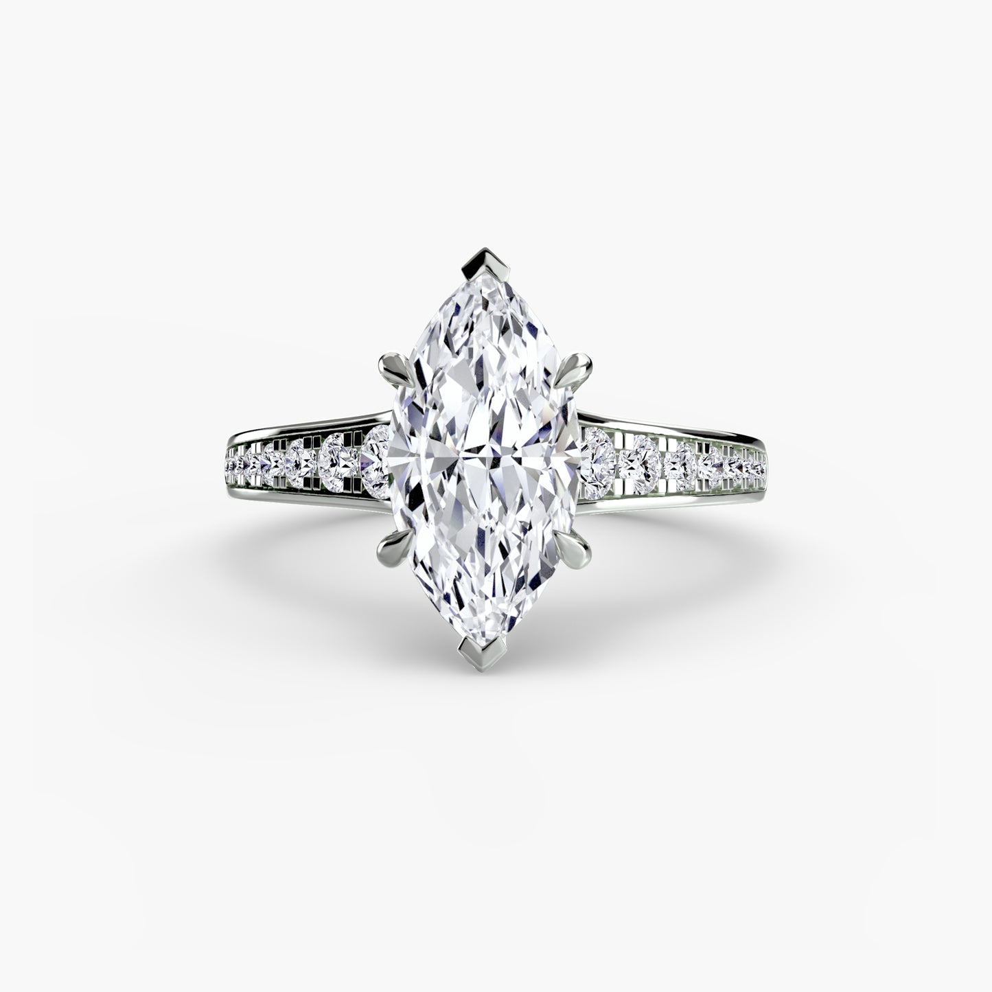 natural round diamond 0.23ct other back view