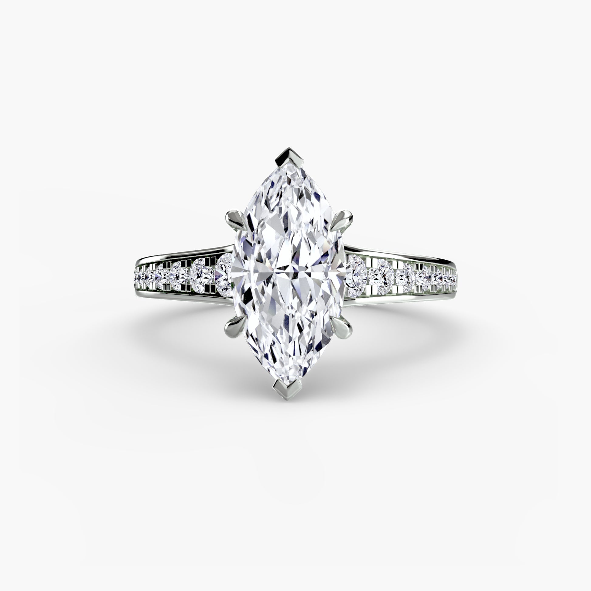 natural round diamond 0.23ct other back view