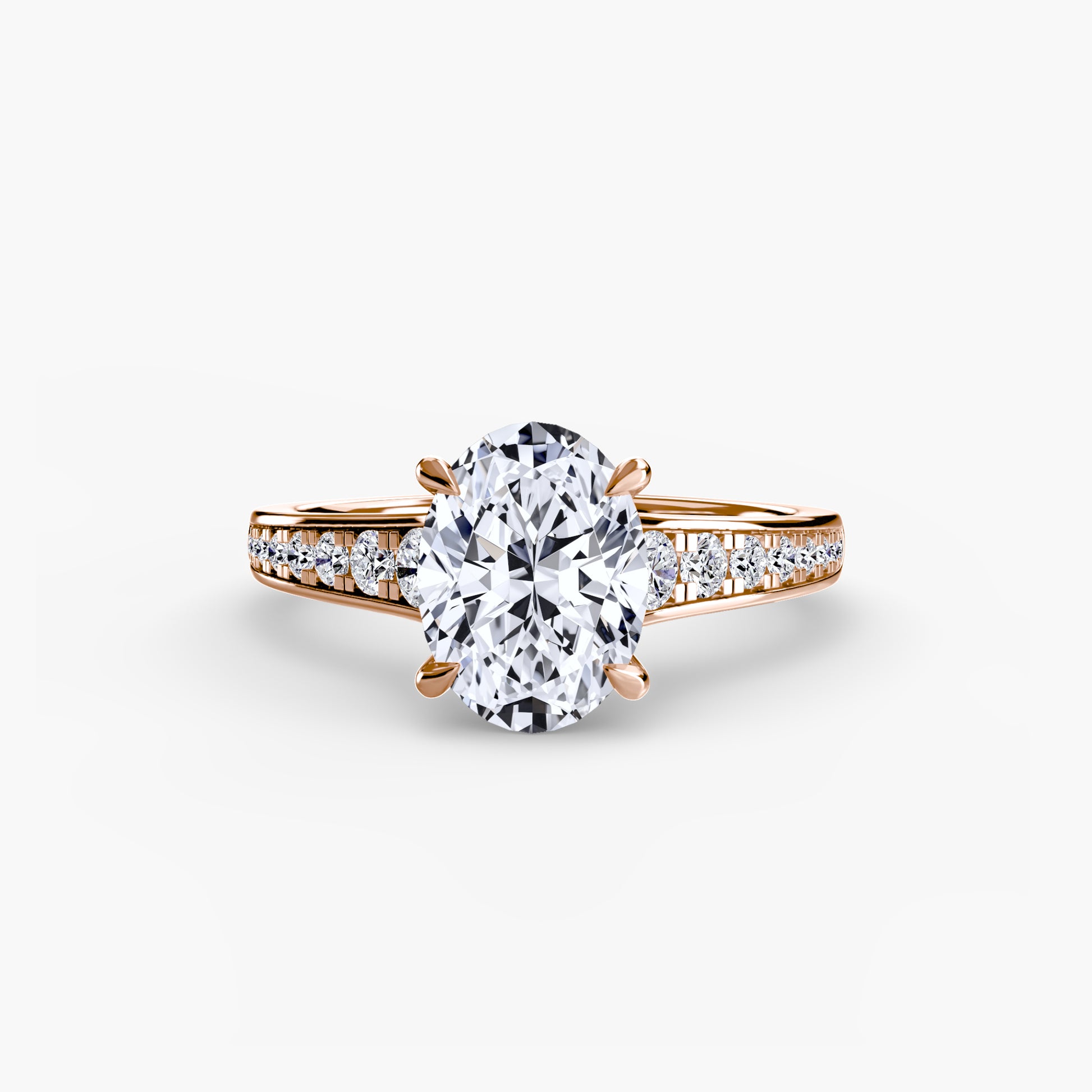 natural round diamond 0.23ct other back view