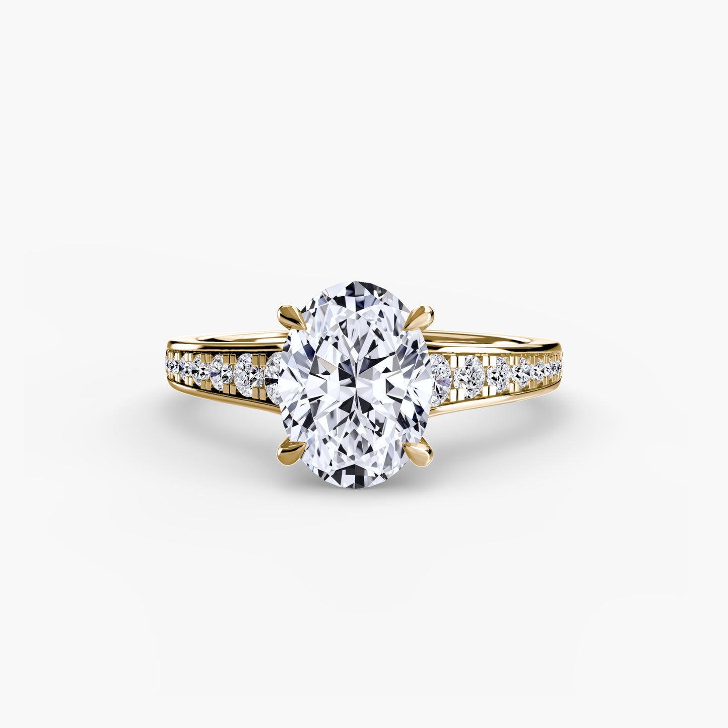 natural round diamond 0.23ct other profile view