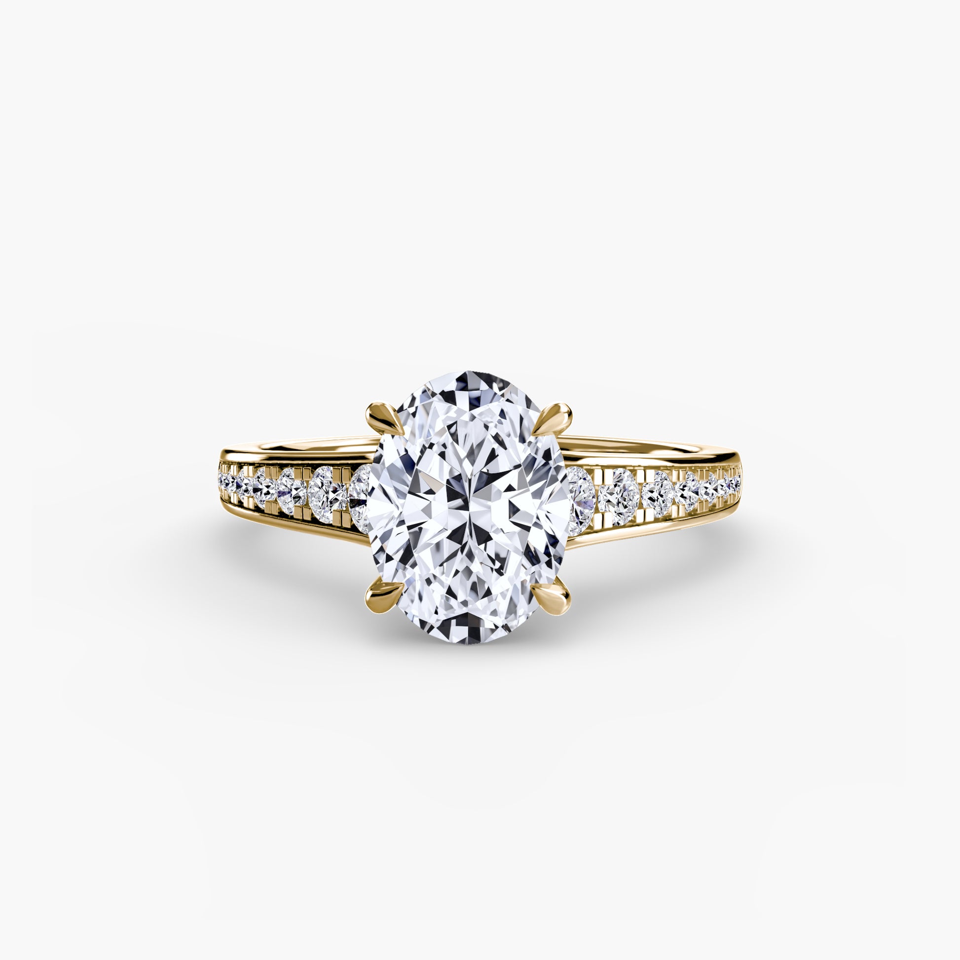 natural round diamond 0.23ct other profile view