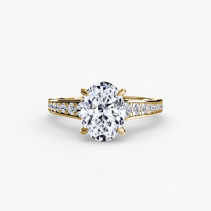 natural round diamond 0.23ct other profile view