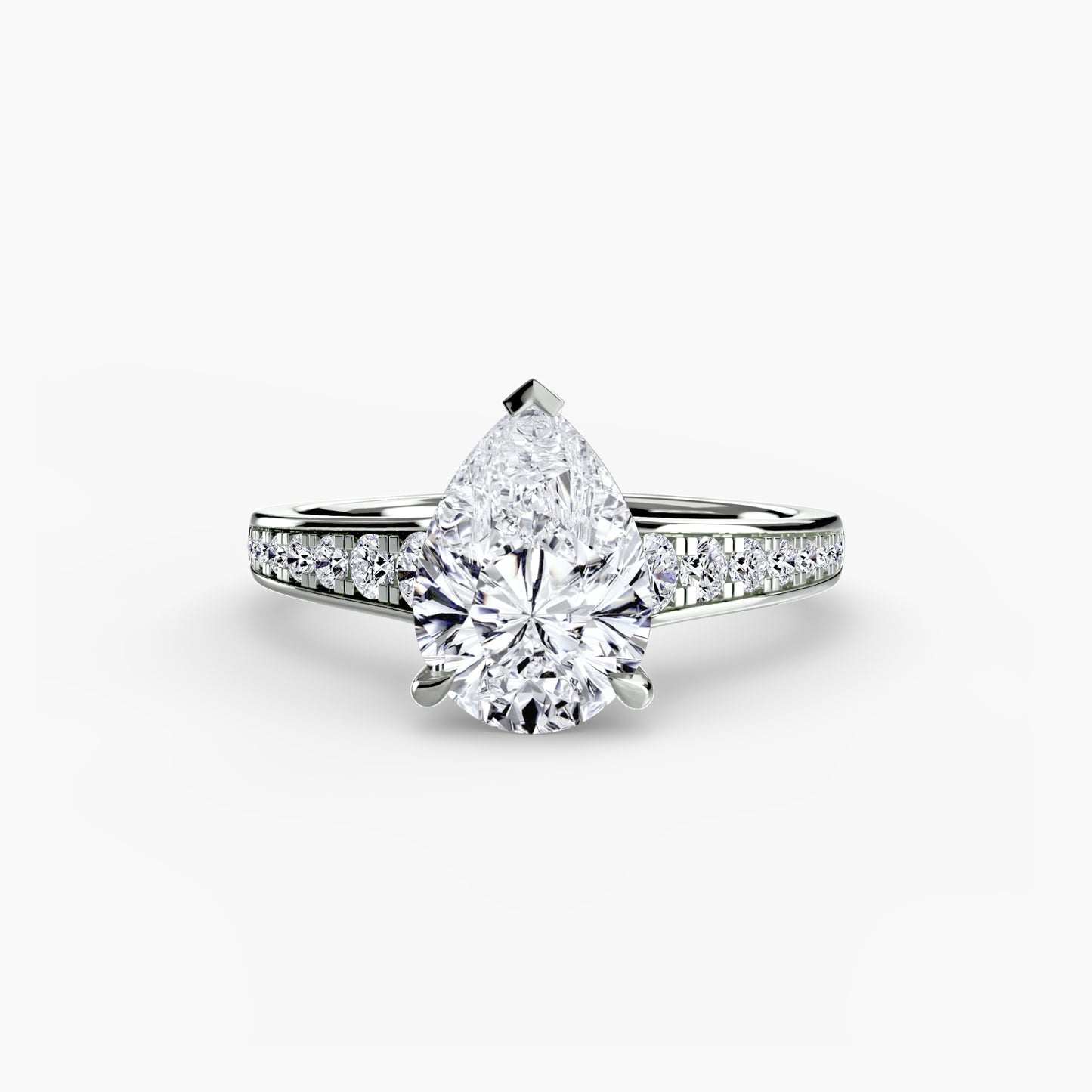 natural round diamond 0.23ct other on white background
