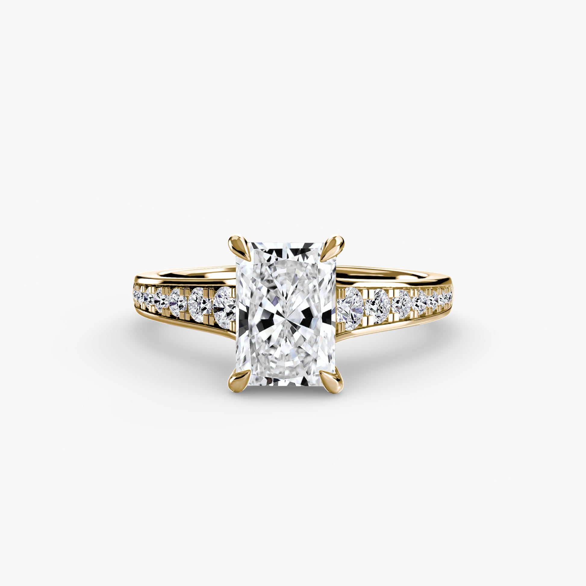 natural round diamond 0.23ct other profile view